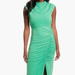 London Times Mock Neck Sleeveless Dress Size 4